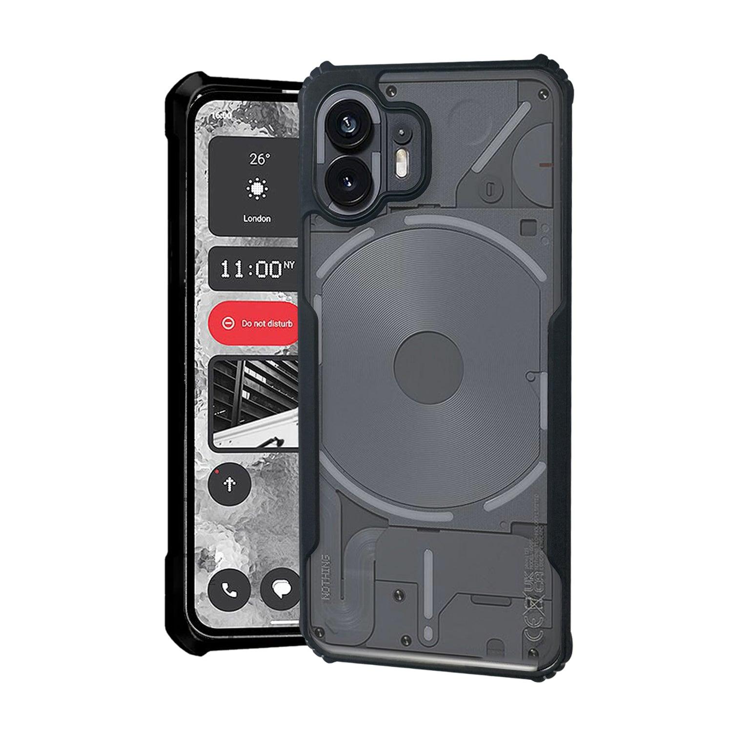 AIBEX Crystal Clear Back Cover Case for Nothing 2 | Shock Proof Design | Transparent Back Cover Case - Aibex