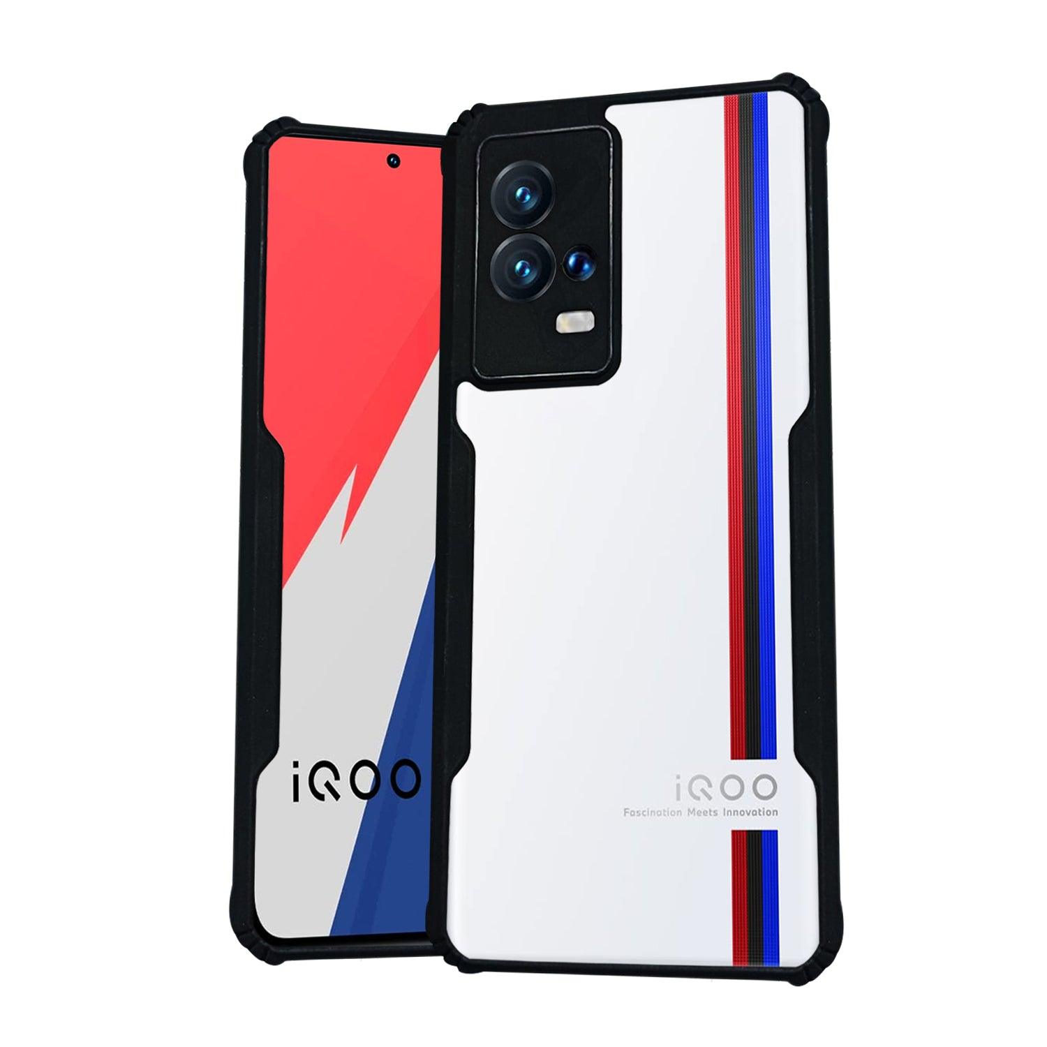AIBEX Crystal Clear Back Cover Case for Iqoo 9 | Shock Proof Design | Transparent Back Cover Case - Aibex