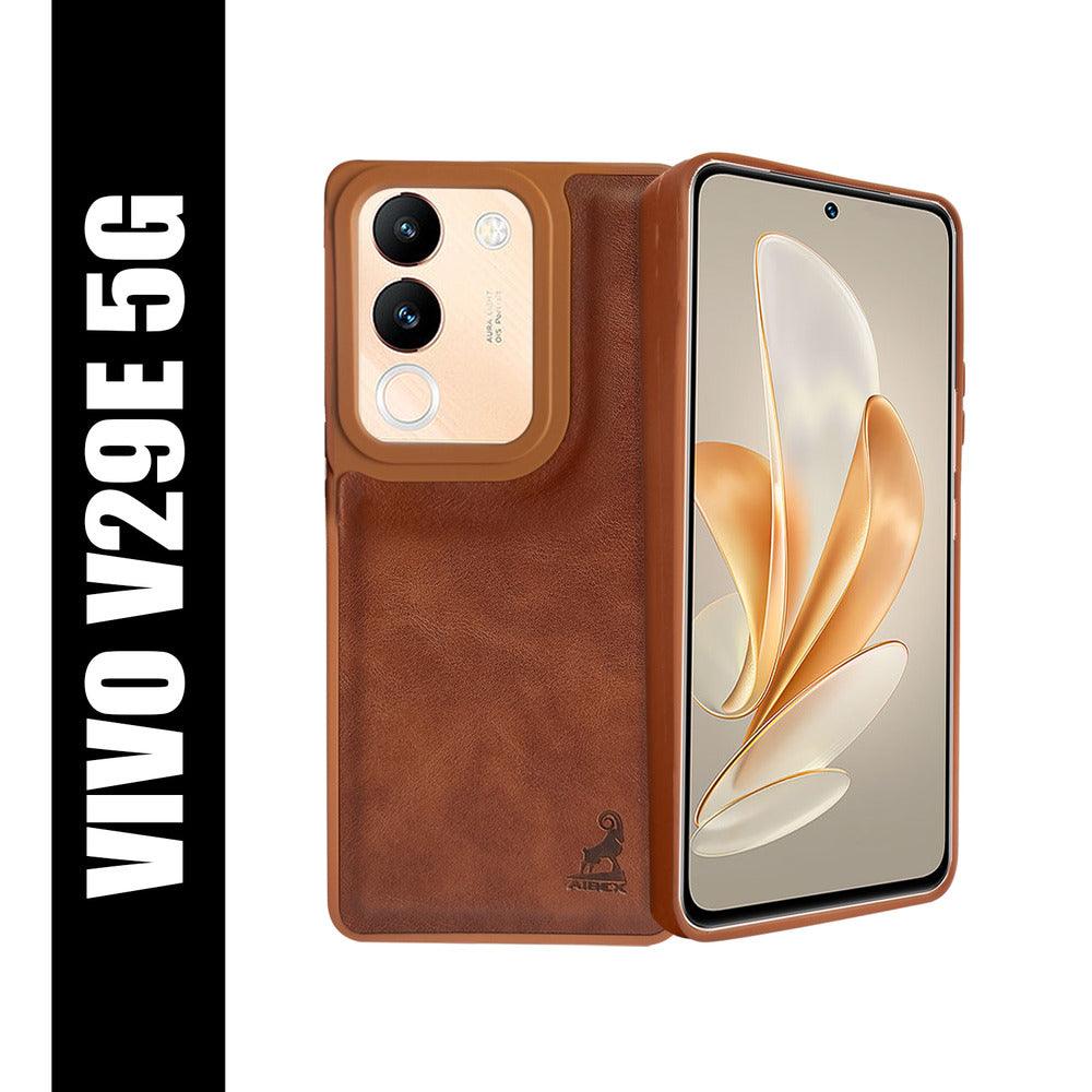 Aibex Shield Back Cover For Vivo V29E 5G | Vegan Leather - Aibex