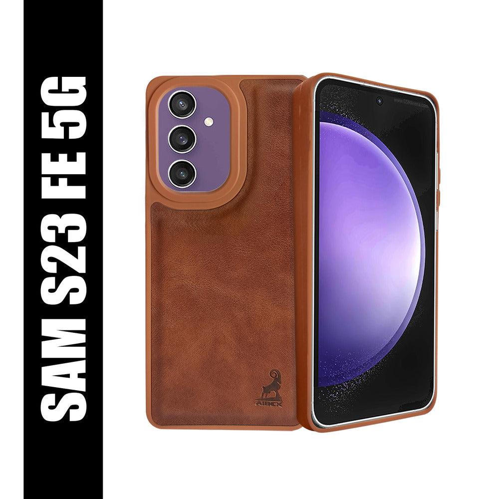 Aibex Shield Back Cover For Samsung Galaxy S23FE | Vegan Leather - Aibex