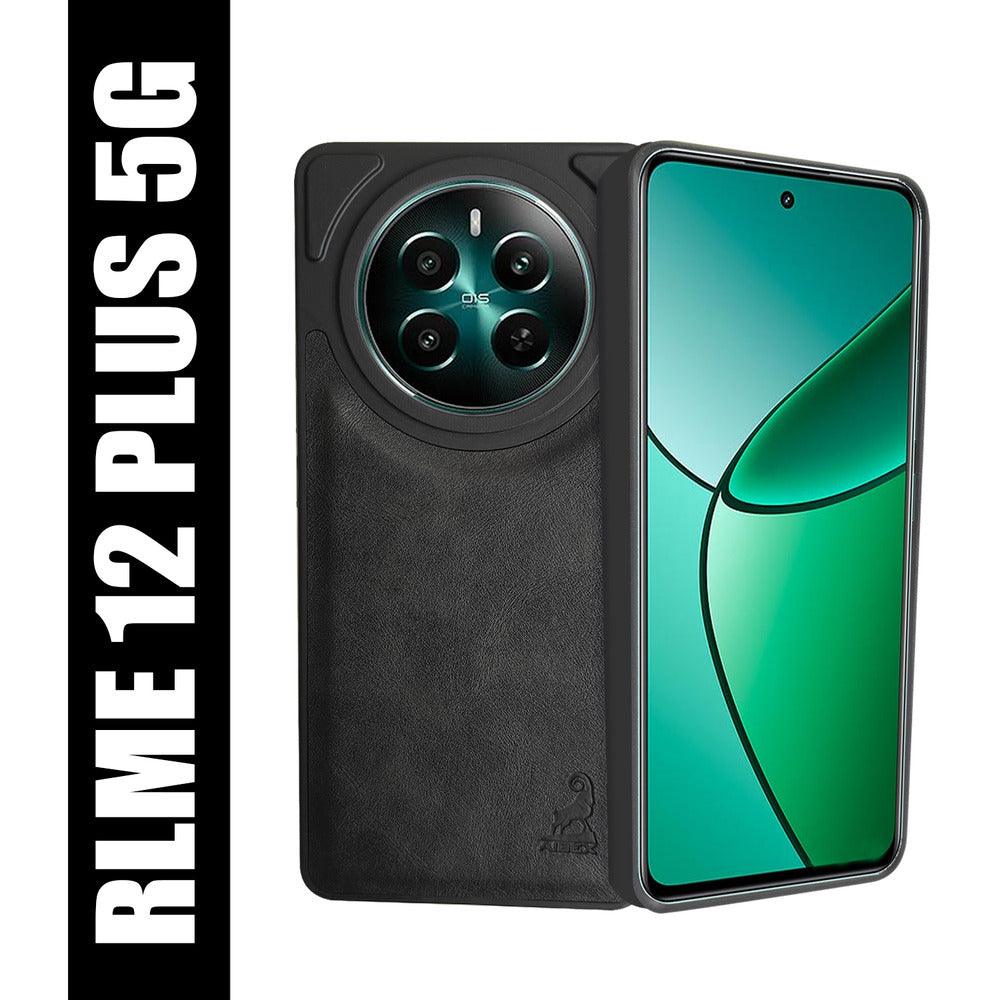Aibex Shield Back Cover For realme P1 5G / Realme 12 Plus 5G / Realme Narzo 70 Pro 5G | Vegan Leather - Aibex