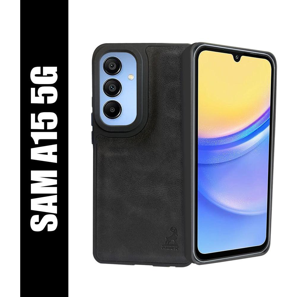 Aibex Shield Back Cover For Samsung Galaxy A15 5G | Vegan Leather - Aibex