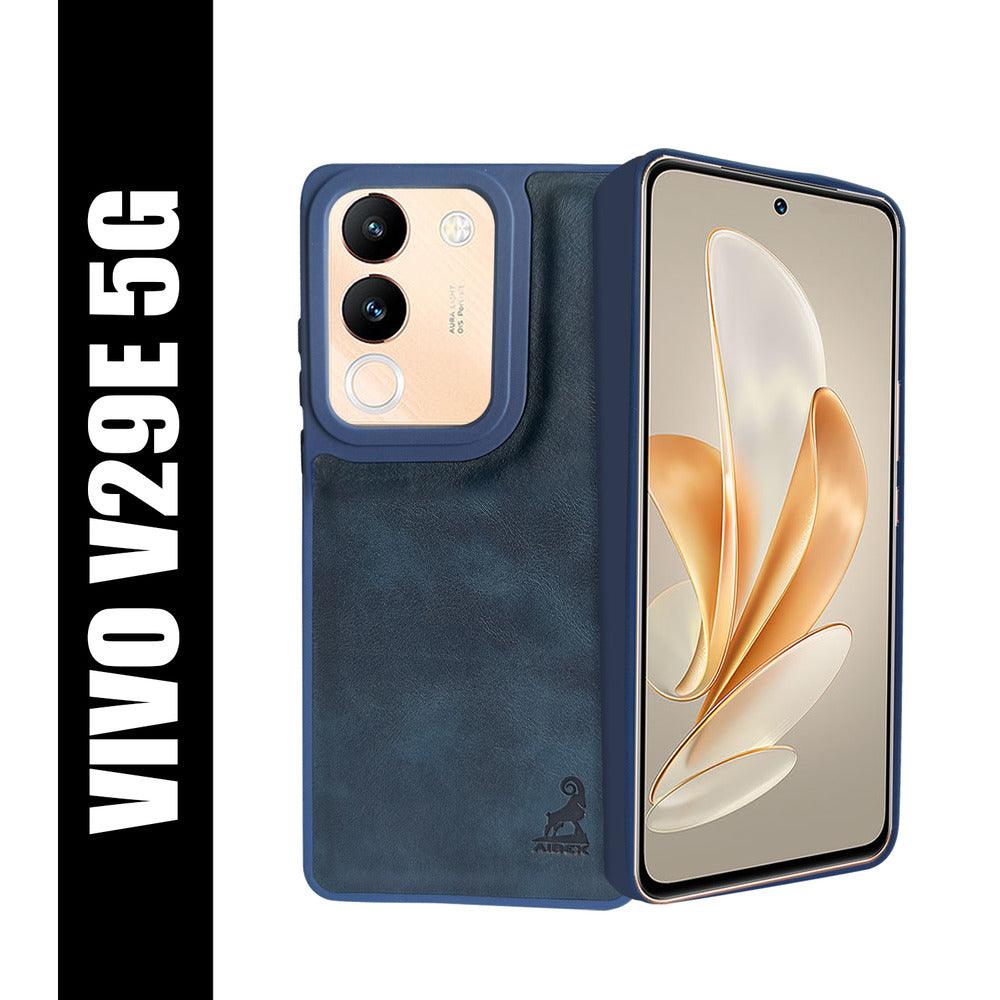 Aibex Shield Back Cover For Vivo V29E 5G | Vegan Leather - Aibex