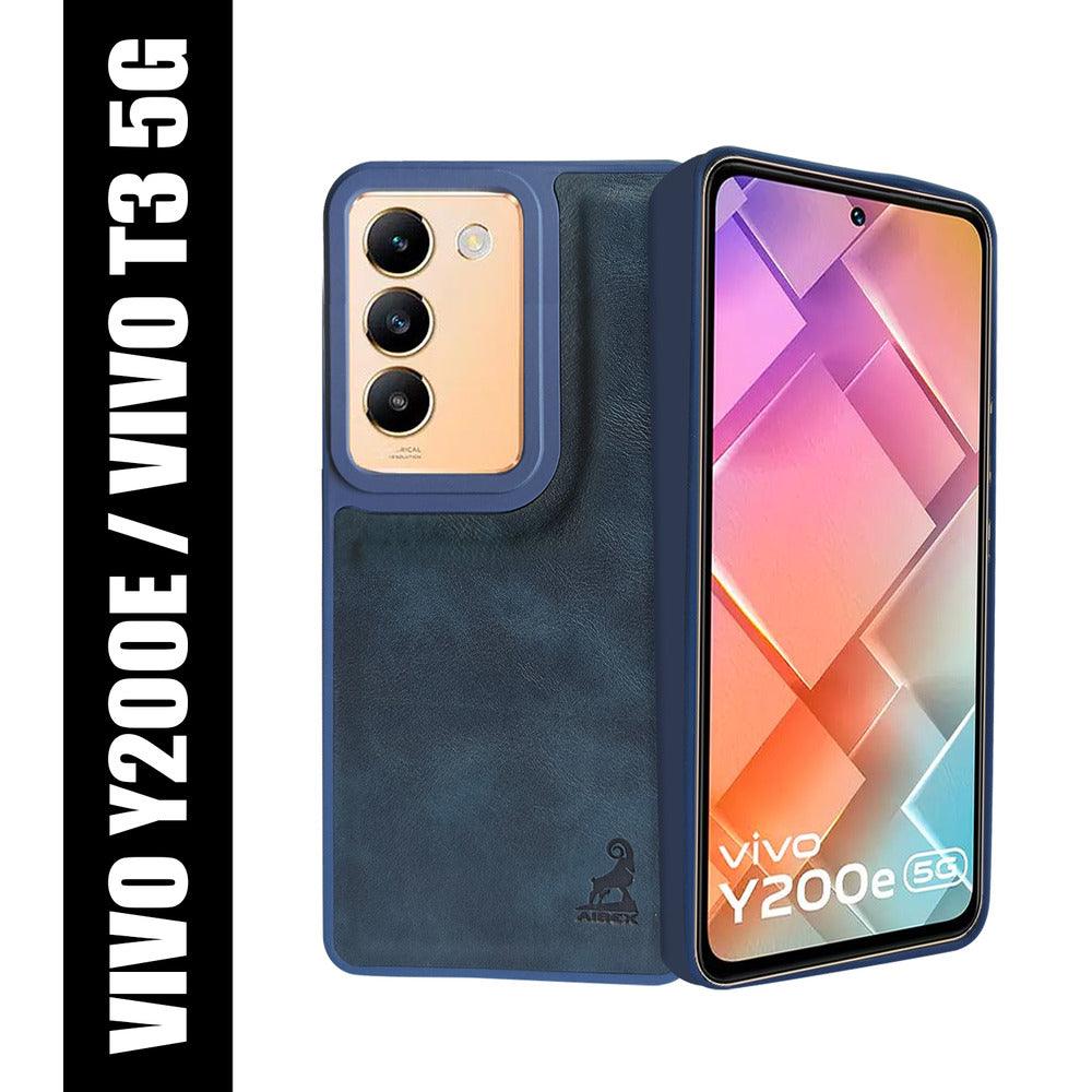 Aibex Shield Back Cover For Vivo T3 5G / Vivo Y200e 5G | Vegan Leather - Aibex