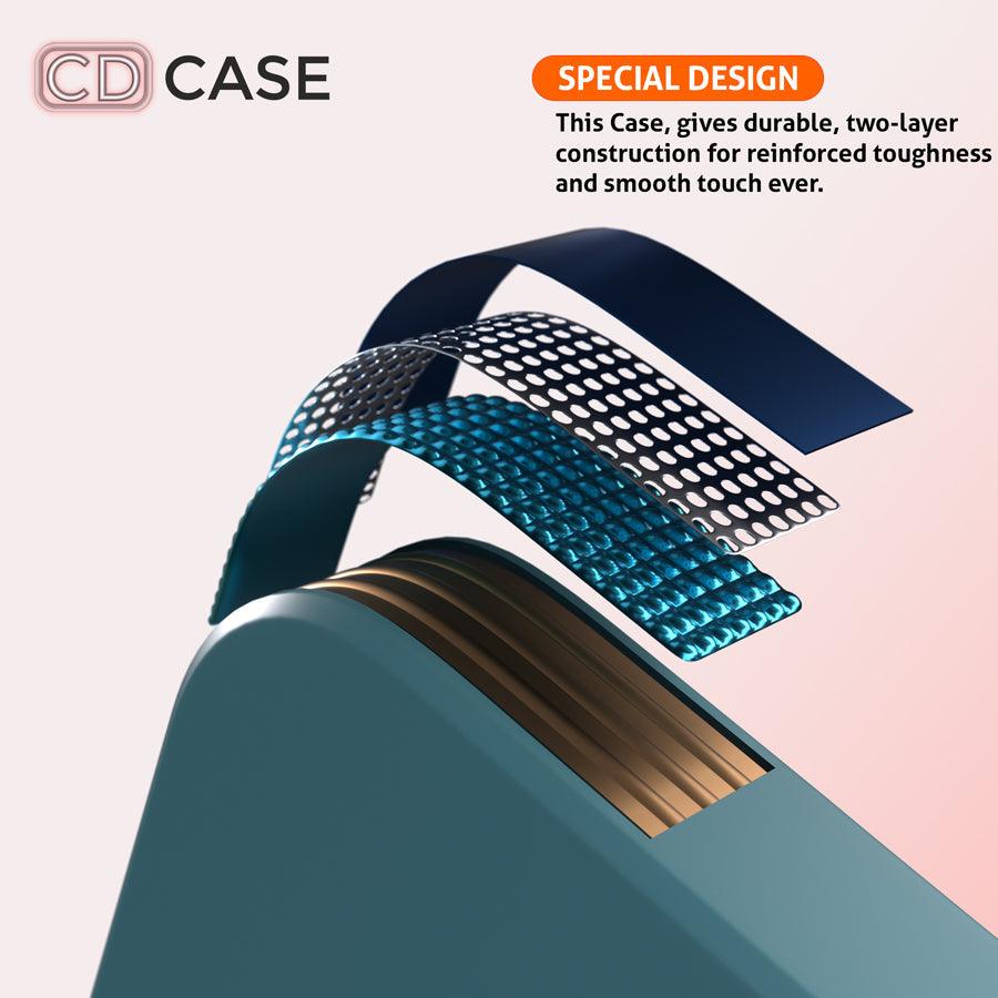 Aibex Back Cover for Oppo A15 | Luxury Electroplating TPU | CD Pattern - Aibex