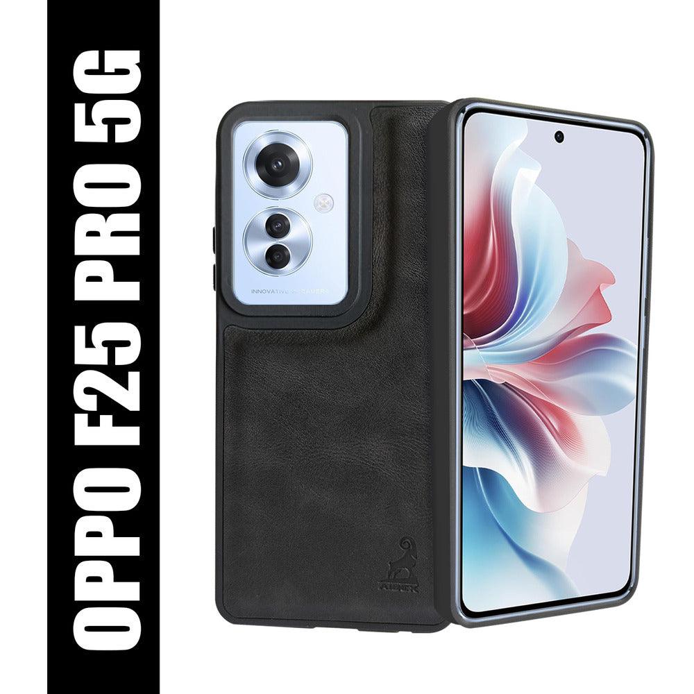 Aibex Shield Back Cover For Oppo F25 Pro 5G | Vegan Leather - Aibex