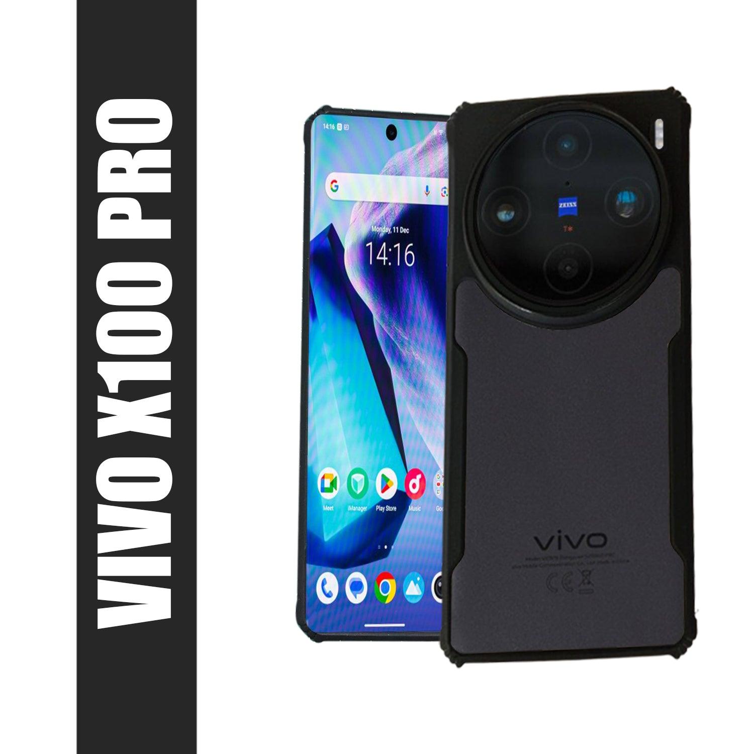 AIBEX Crystal Clear Back Cover Case for Vivo X100 Pro | Shock Proof Design | Transparent Back Cover Case - Aibex