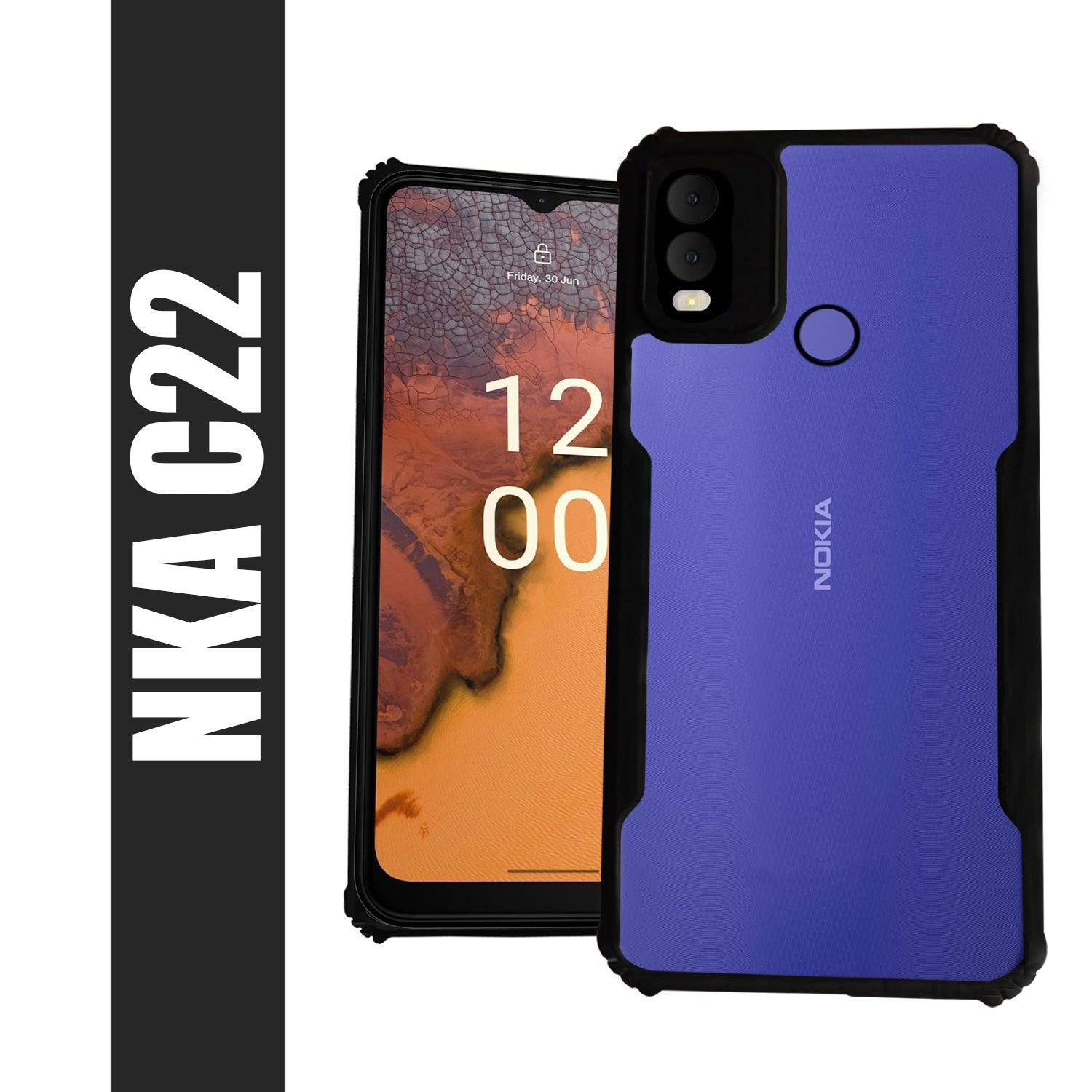 AIBEX Crystal Clear Back Cover Case for Nokia C22 | Shock Proof Design | Transparent Back Cover Case - Aibex