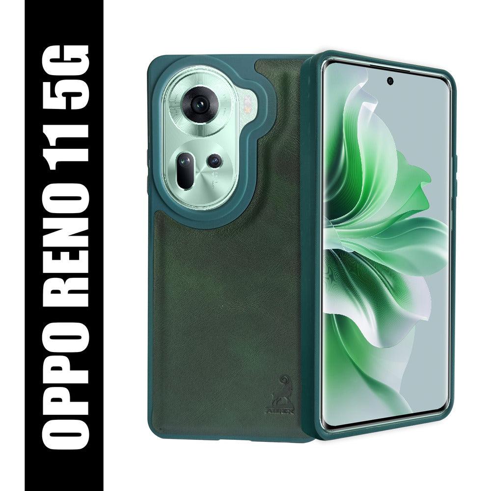 Aibex Shield Back Cover For Oppo Reno 11 5G | Vegan Leather - Aibex