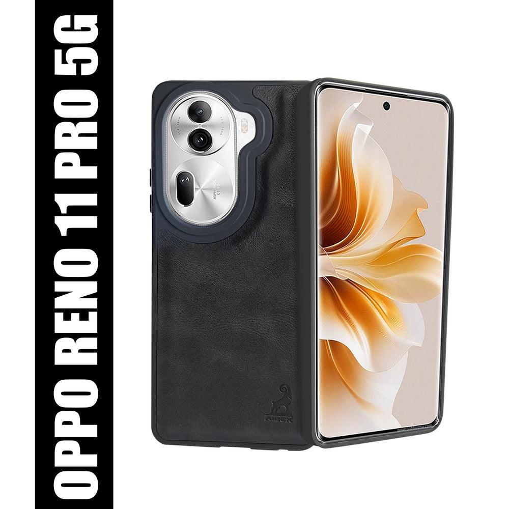 Aibex Shield Back Cover For Oppo Reno 11 Pro | Vegan Leather - Aibex