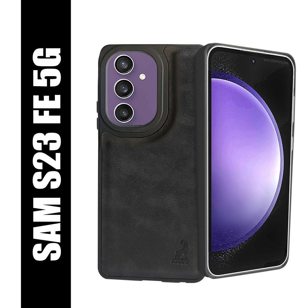 Aibex Shield Back Cover For Samsung Galaxy S23FE | Vegan Leather - Aibex