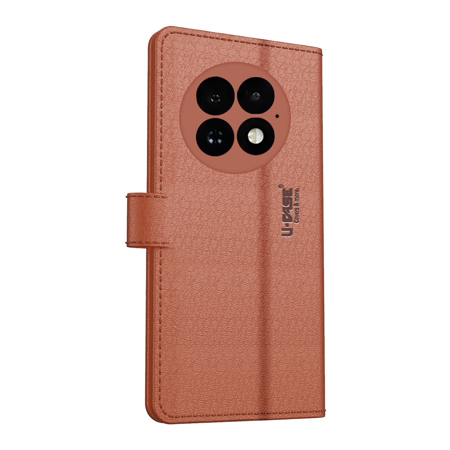 Oneplus 13R 5G Cover and Case With U-CASE Magnetic Foldable Stand with Vegan Design and Magnetic Pocket Closure