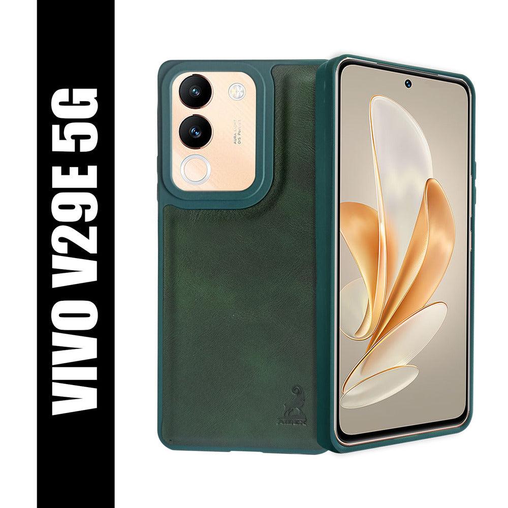Aibex Shield Back Cover For Vivo V29E 5G | Vegan Leather - Aibex