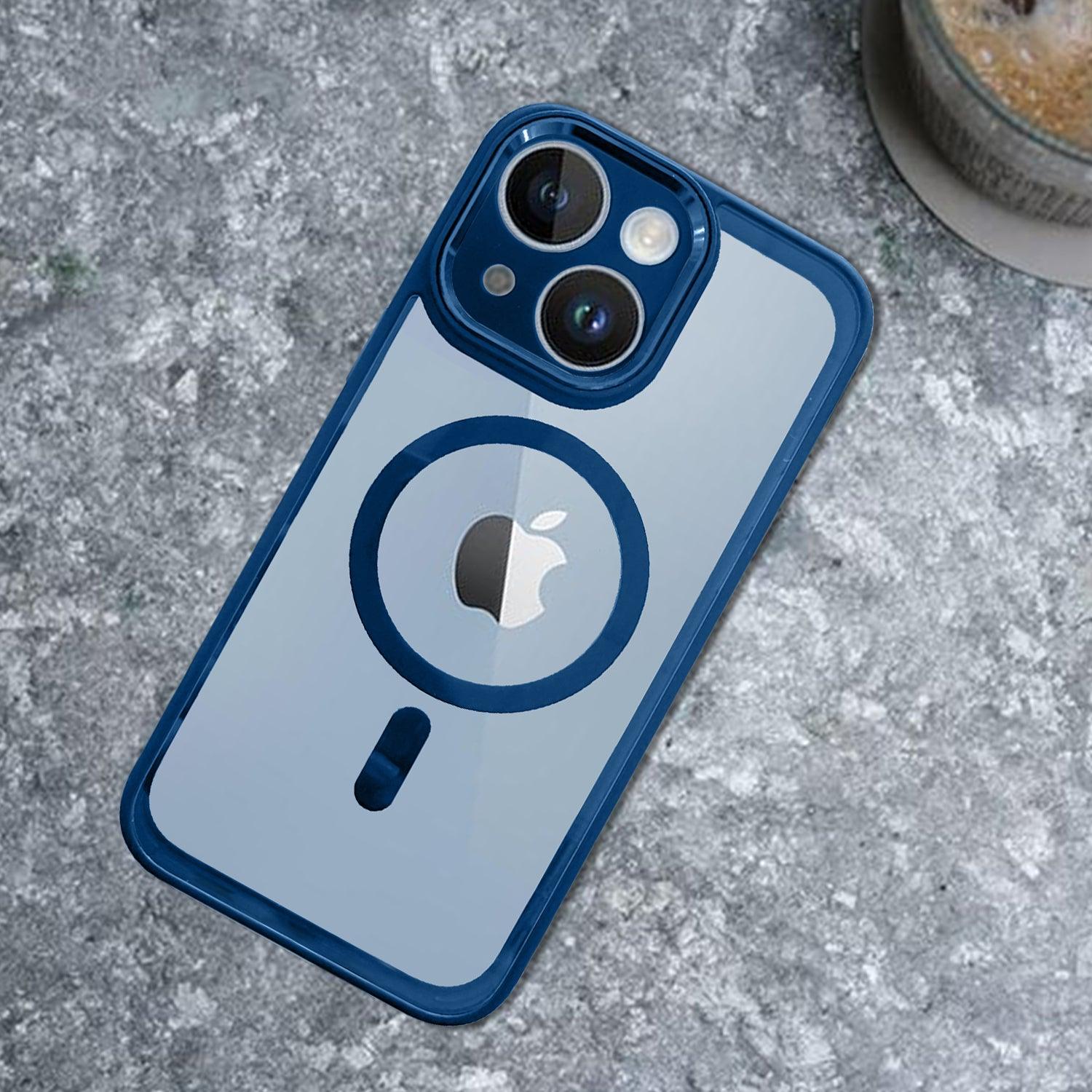 Aibex Clear Lens Back Cover for Apple iPhone 14 / Apple iPhone 13 | MagSafe Compatible Transparent Case - Aibex