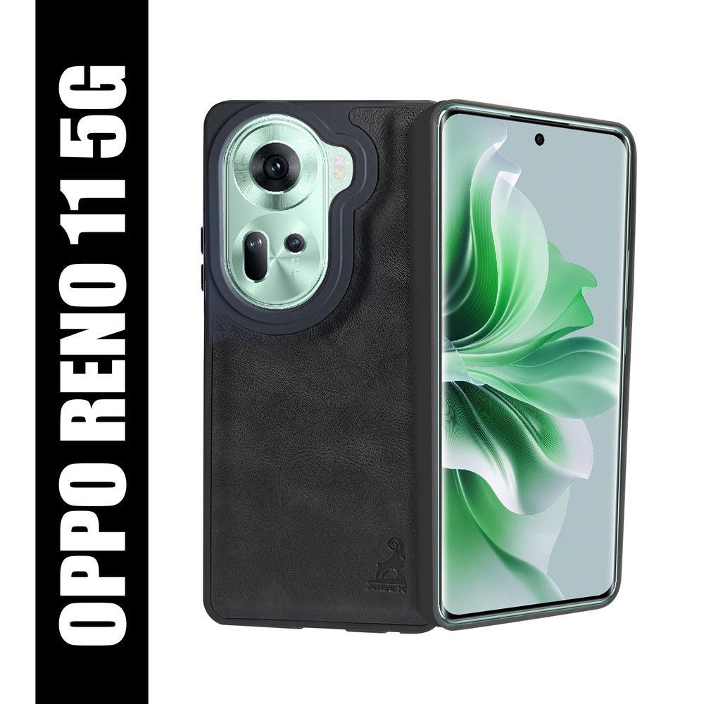 Aibex Shield Back Cover For Oppo Reno 11 5G | Vegan Leather - Aibex
