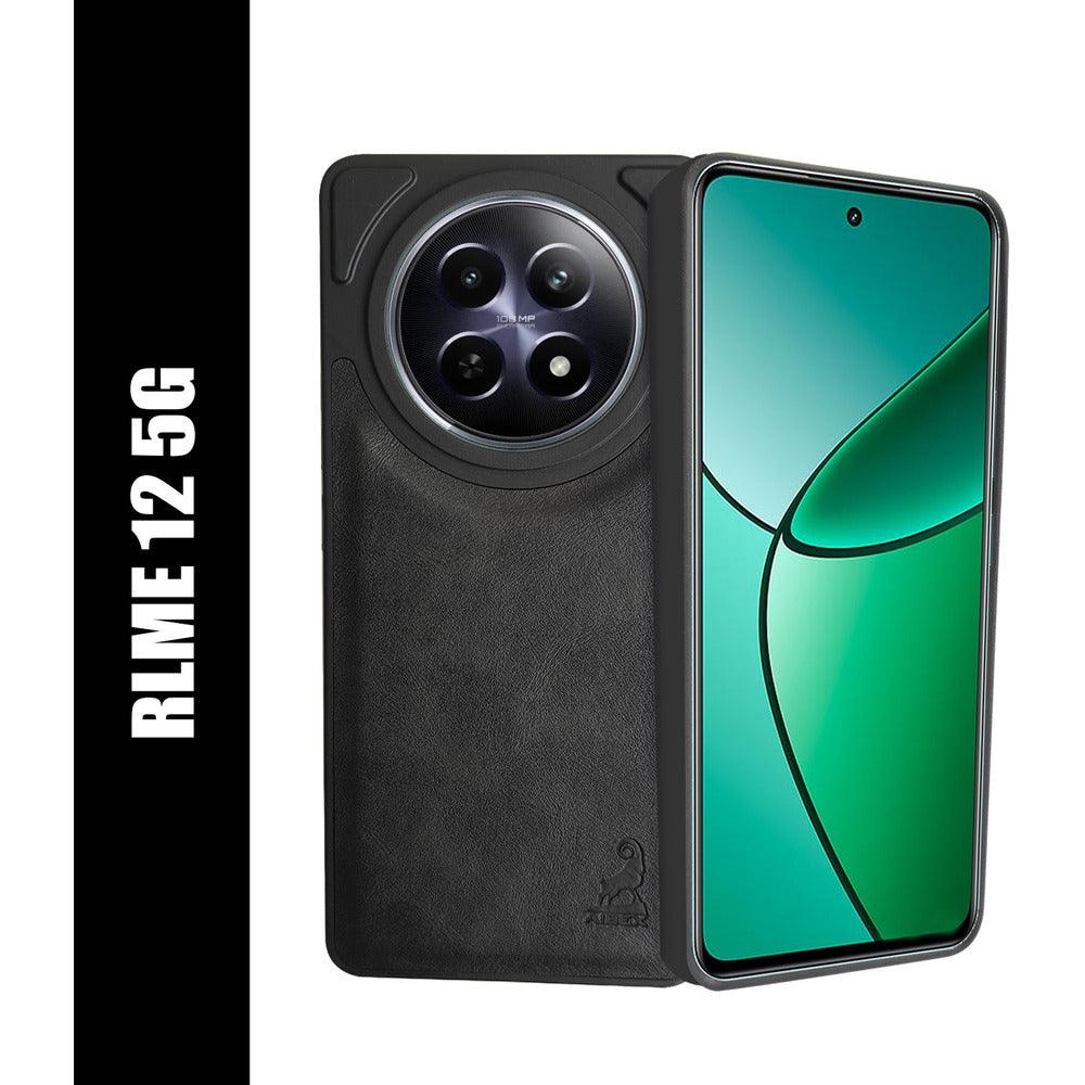Aibex Shield Back Cover For Realme 12 5G | Vegan Leather - Aibex