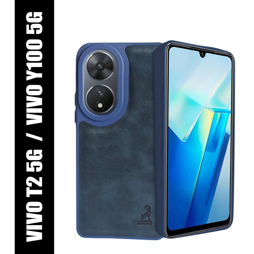 Aibex Shield Back Cover For Vivo Y100 | Vegan Leather - Aibex