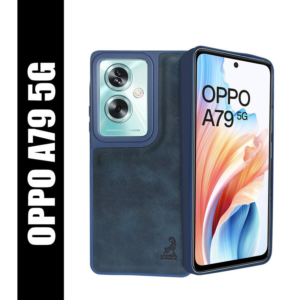 Aibex Shield Back Cover For Oppo A79 5G | Vegan Leather - Aibex