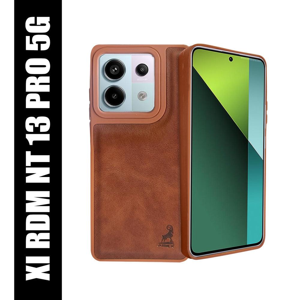 Aibex Shield Back Cover For Xiaomi Redmi Note 13 Pro | Vegan Leather - Aibex
