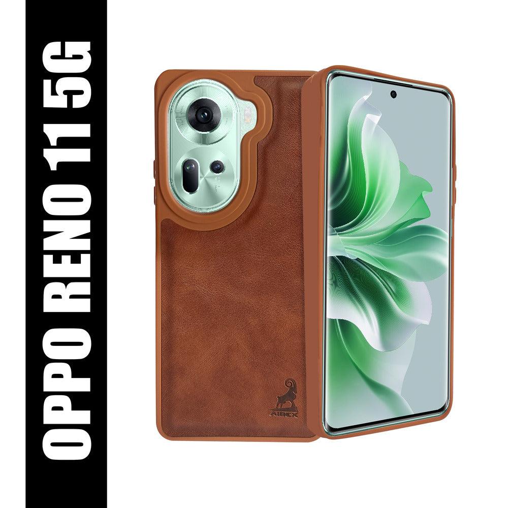 Aibex Shield Back Cover For Oppo Reno 11 5G | Vegan Leather - Aibex