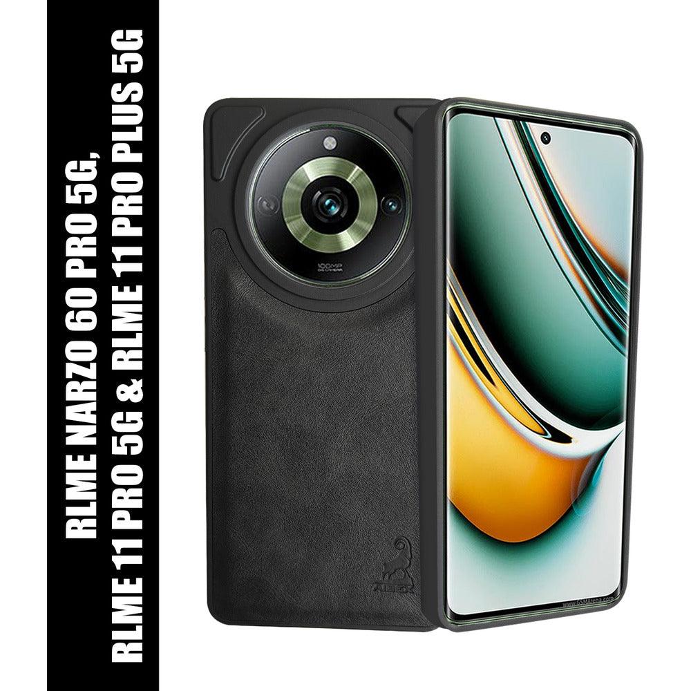 Aibex Shield Back Cover For Realme 11 Pro 5G | Vegan Leather - Aibex