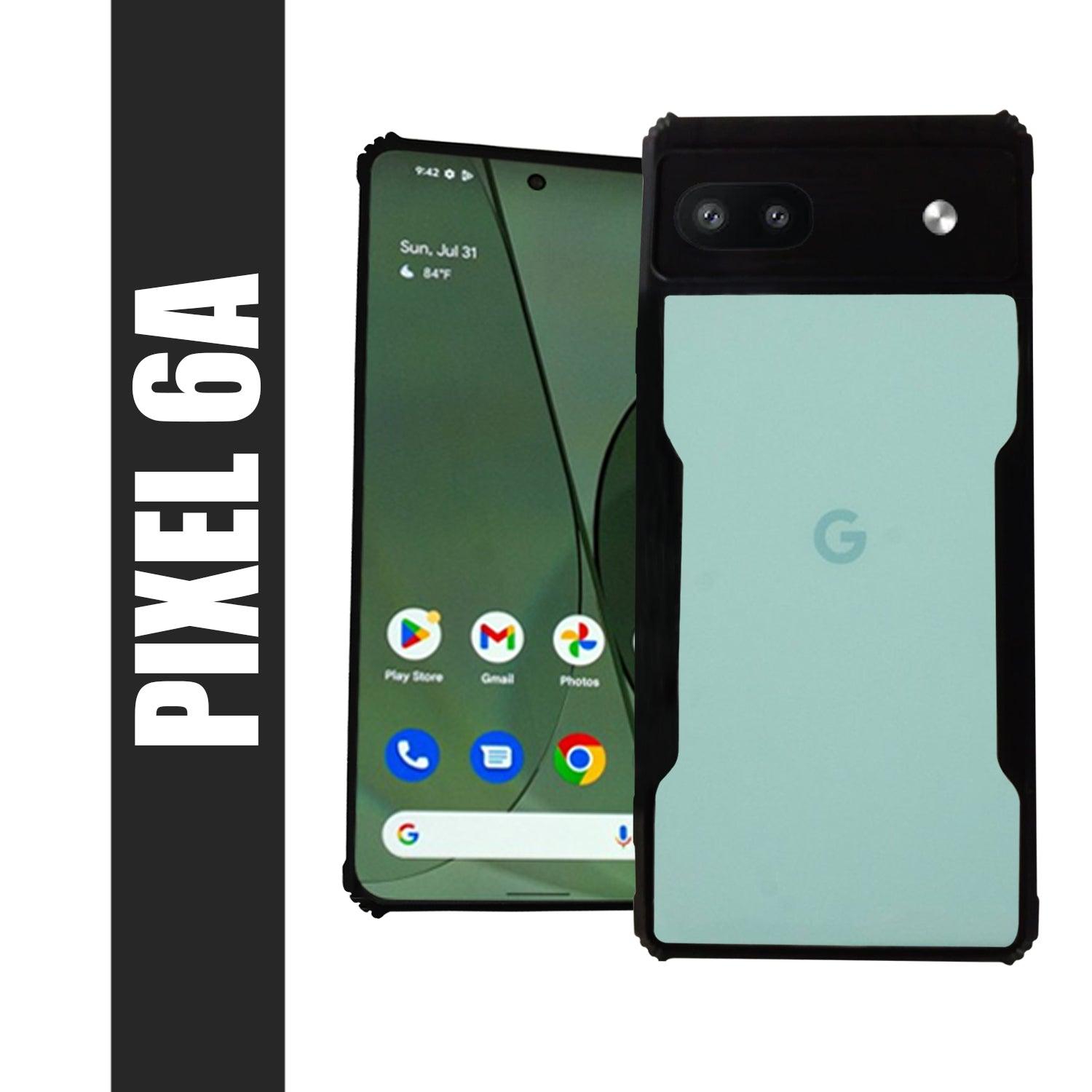 AIBEX Crystal Clear Back Cover Case for Google Pixel 6A | Shock Proof Design | Transparent Back Cover Case - Aibex