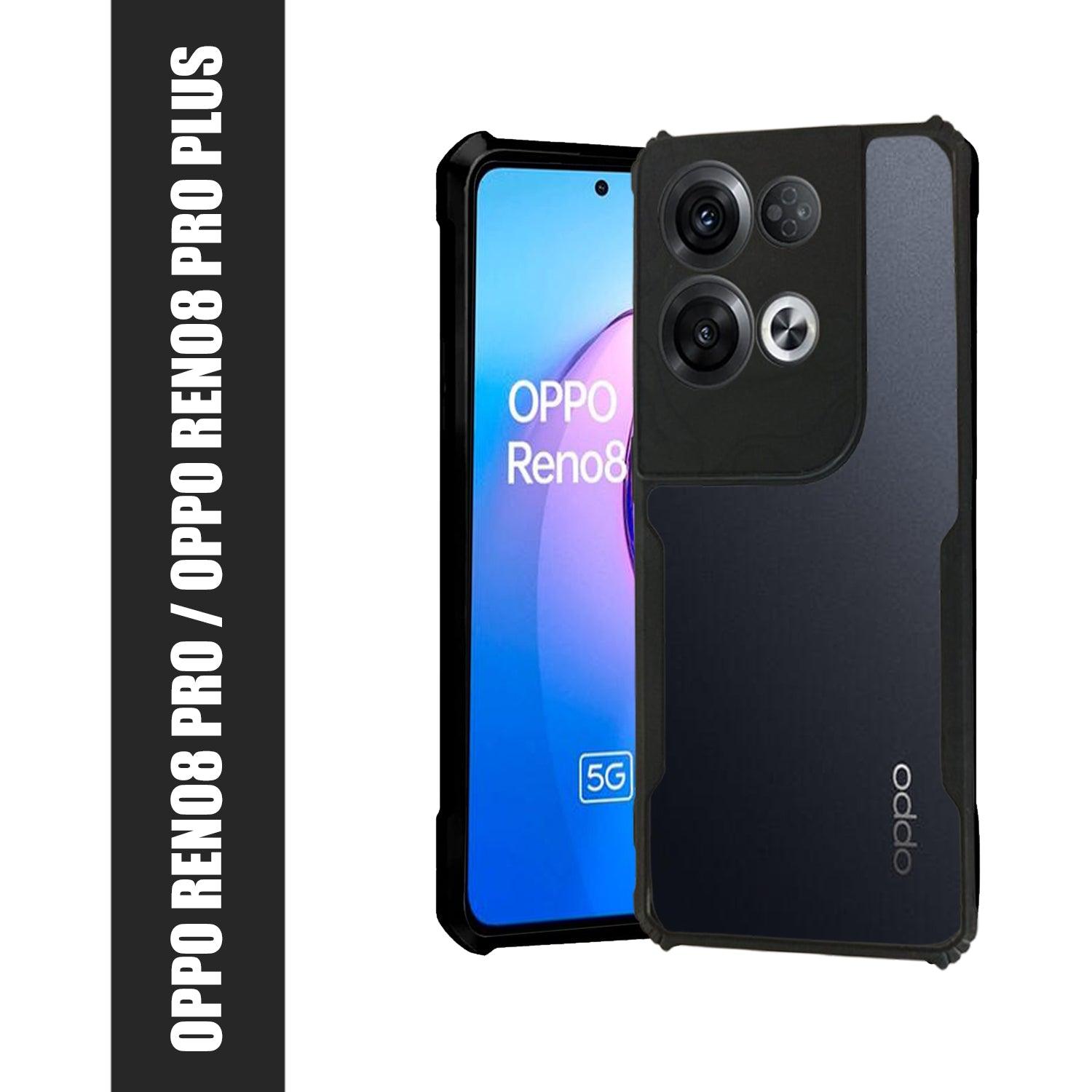 AIBEX Crystal Clear Back Cover Case for Oppo Reno 8 Pro 4G | Shock Proof Design | Transparent Back Cover Case - Aibex