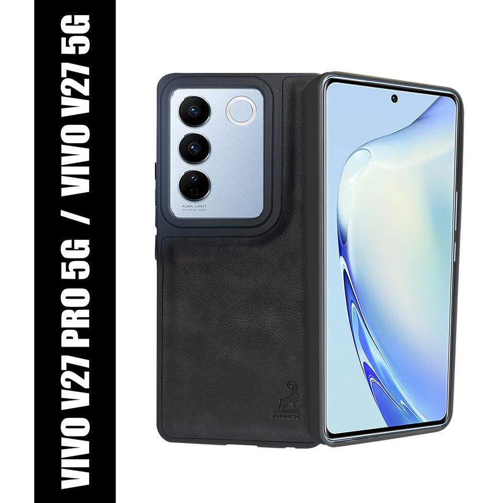 Aibex Shield Back Cover For Vivo 27 Pro | Vegan Leather - Aibex