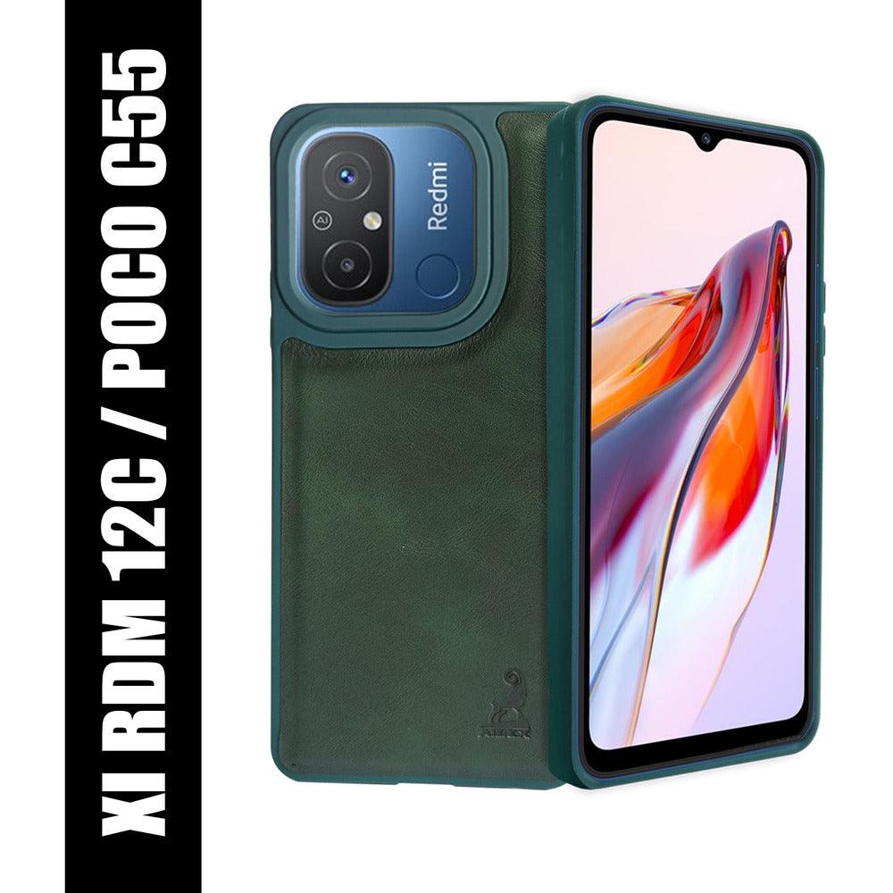 Aibex Shield Back Cover For Xiaomi Redmi 12C | Vegan Leather - Aibex