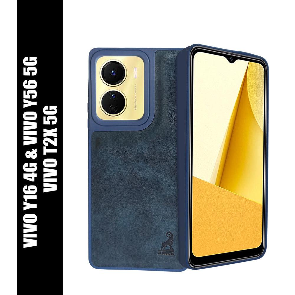 Aibex Shield Back Cover For Vivo Y16 | Vegan Leather - Aibex