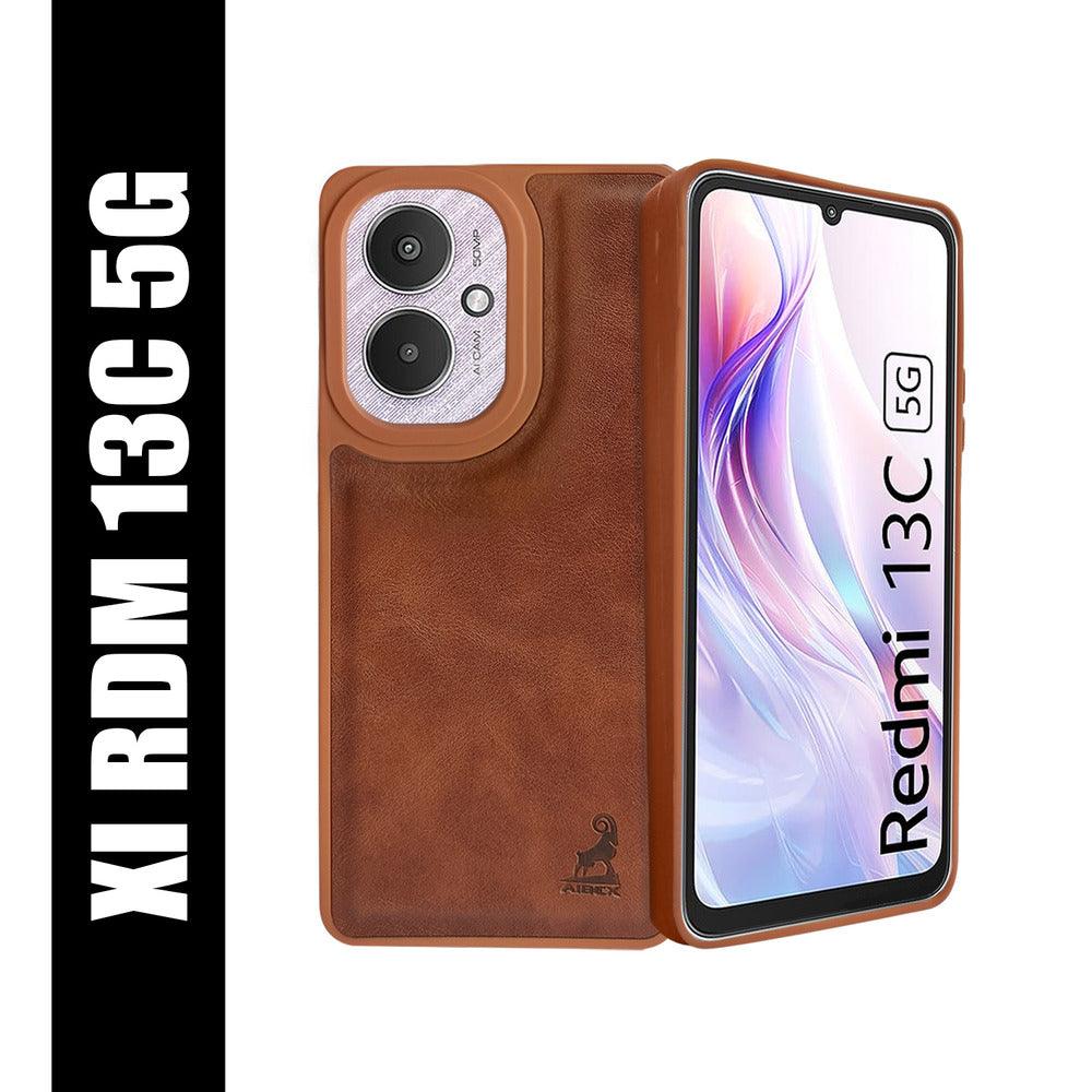 Aibex Shield Back Cover For Xiaomi Redmi 13C 5G | Vegan Leather - Aibex
