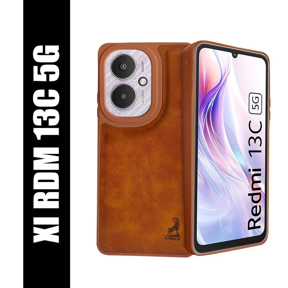 Aibex Shield Back Cover For Xiaomi Redmi 13C 5G | Vegan Leather - Aibex