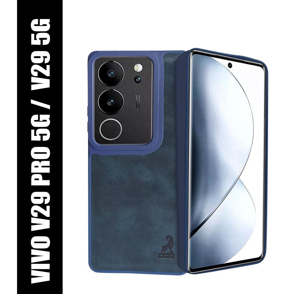Aibex Shield Back Cover For Vivo V29 Pro 5G | Vegan Leather - Aibex