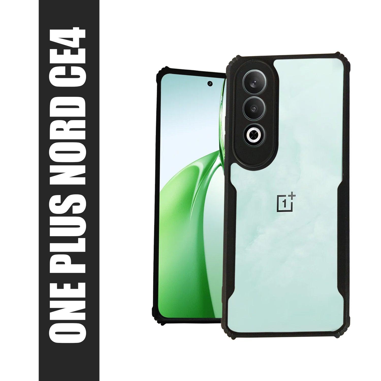 AIBEX Crystal Clear Back Cover Case for Oneplus Nord Ce 4 | Shock Proof Design | Transparent Back Cover Case - Aibex