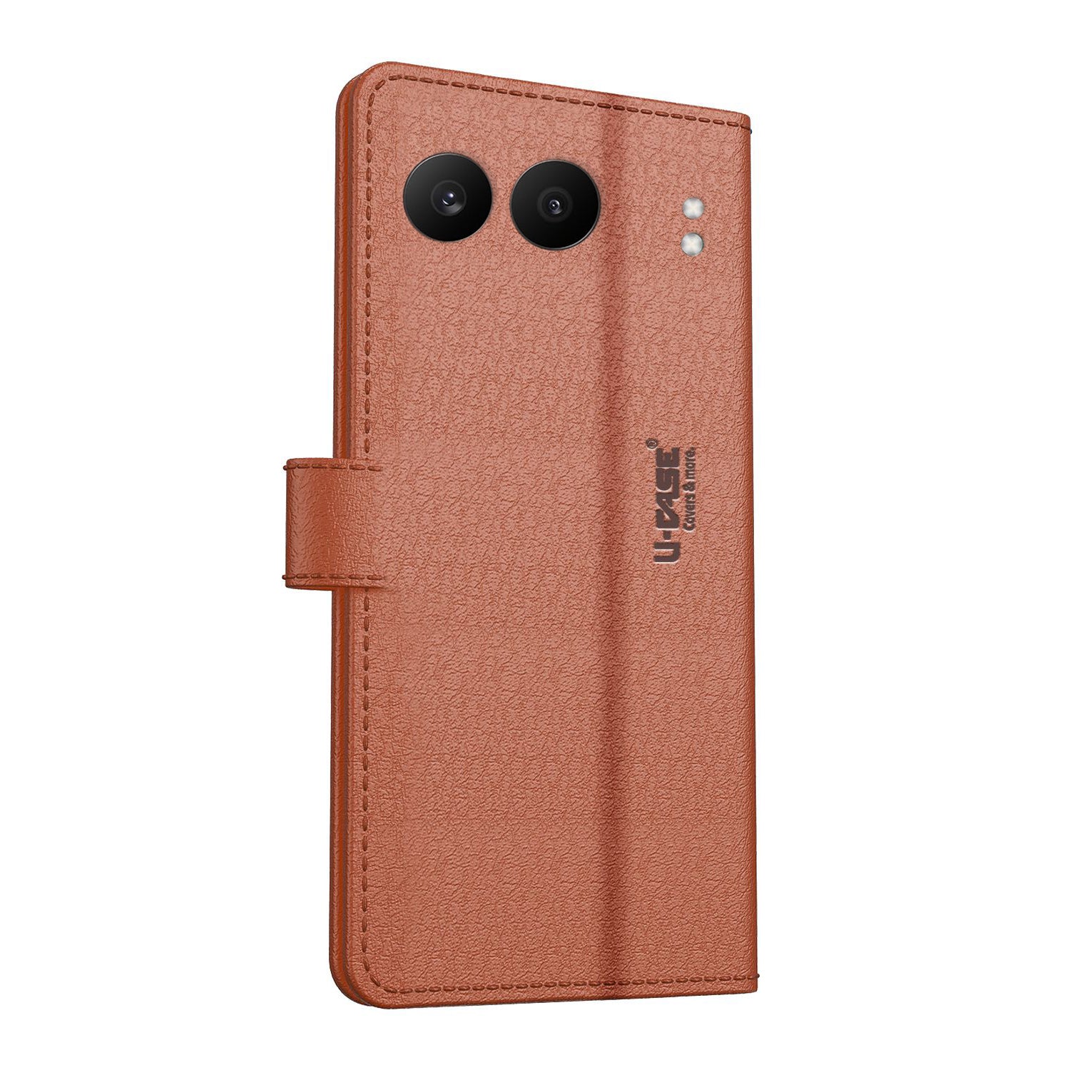 Oneplus nord 3 U-CASE Magnetic Flip Cover Vegan Foldable Stand & Pocket Magnetic Closure