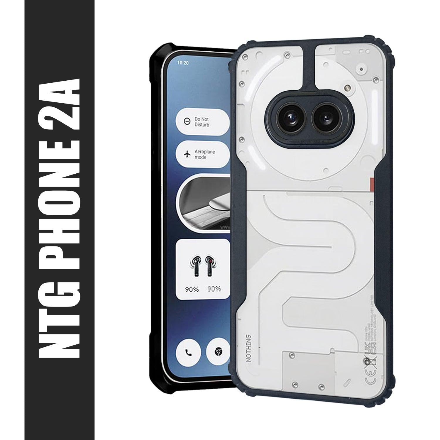 AIBEX Crystal Clear Back Cover Case for Nothing 2A | Shock Proof Design | Transparent Back Cover Case - Aibex