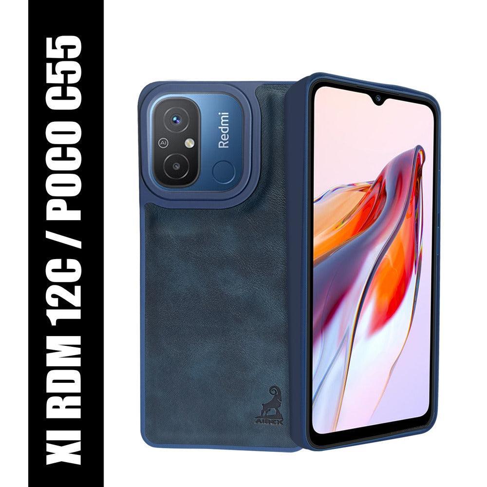 Aibex Shield Back Cover For Xiaomi Redmi 12C | Vegan Leather - Aibex