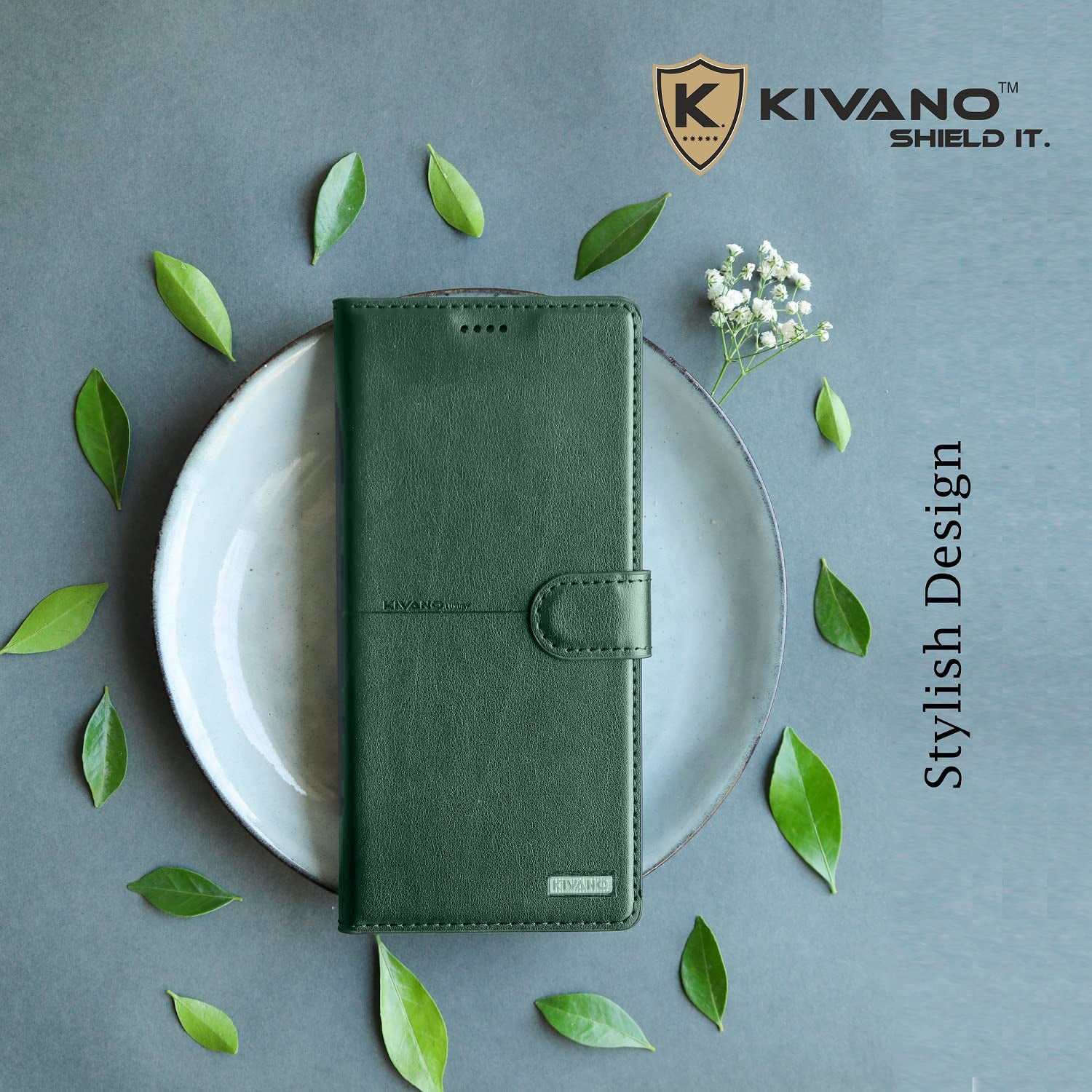 Realme A4 5G Leather Flip Cover And Case With Mobile Card Holder KIVANO FLIP