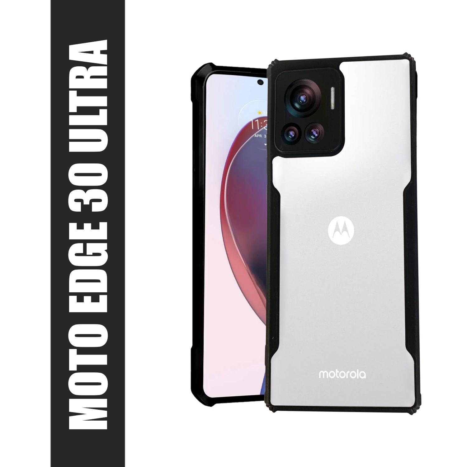 AIBEX Crystal Clear Back Cover Case for Motorola Edge 30 Ultra | Shock Proof Design | Transparent Back Cover Case - Aibex