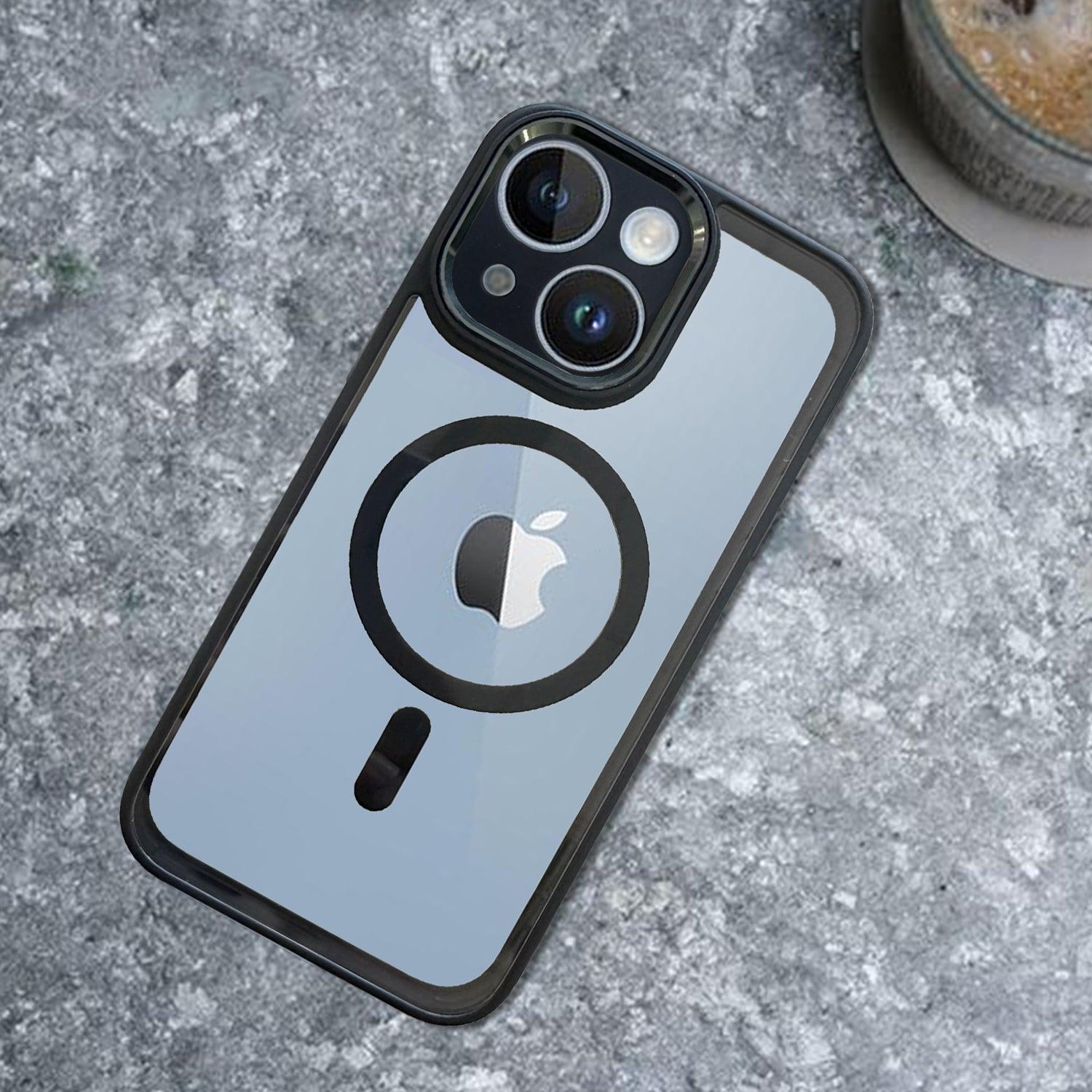 Aibex Clear Lens Back Cover for Apple iPhone 14 Plus | MagSafe Compatible Transparent Case - Aibex