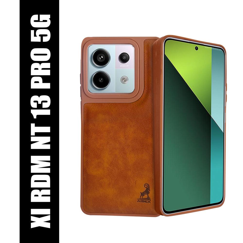 Aibex Shield Back Cover For Xiaomi Redmi Note 13 Pro | Vegan Leather - Aibex