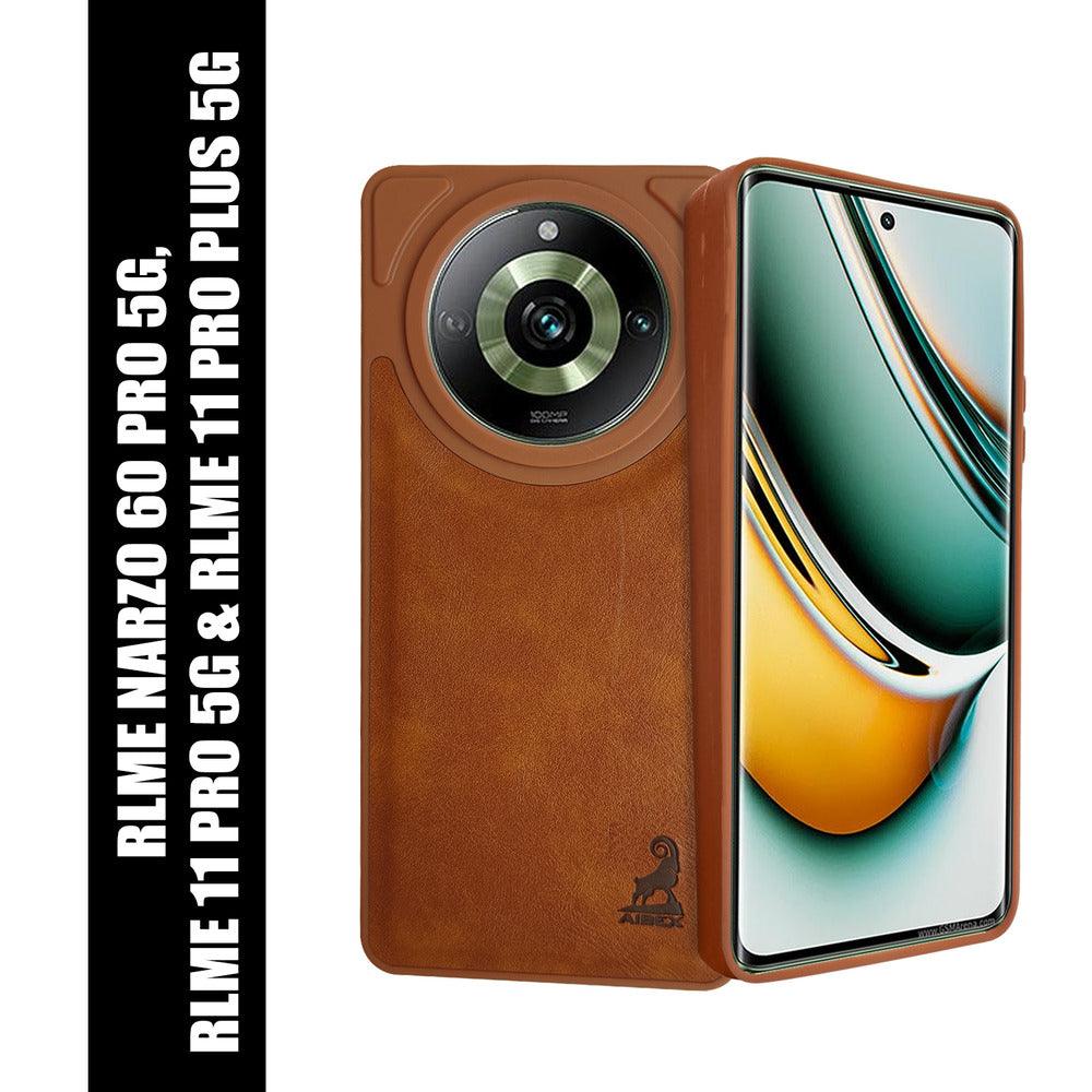 Aibex Shield Back Cover For Realme 11 Pro 5G | Vegan Leather - Aibex