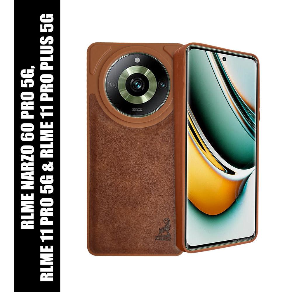 Aibex Shield Back Cover For Realme 11 Pro 5G | Vegan Leather - Aibex