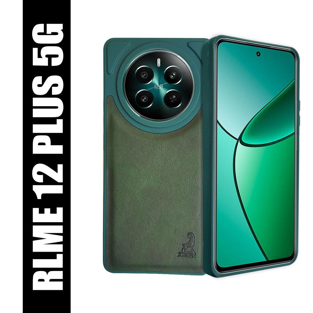 Aibex Shield Back Cover For realme P1 5G / Realme 12 Plus 5G / Realme Narzo 70 Pro 5G | Vegan Leather - Aibex