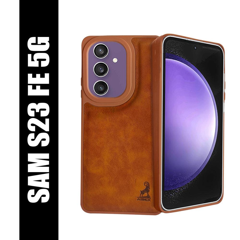 Aibex Shield Back Cover For Samsung Galaxy S23FE | Vegan Leather - Aibex