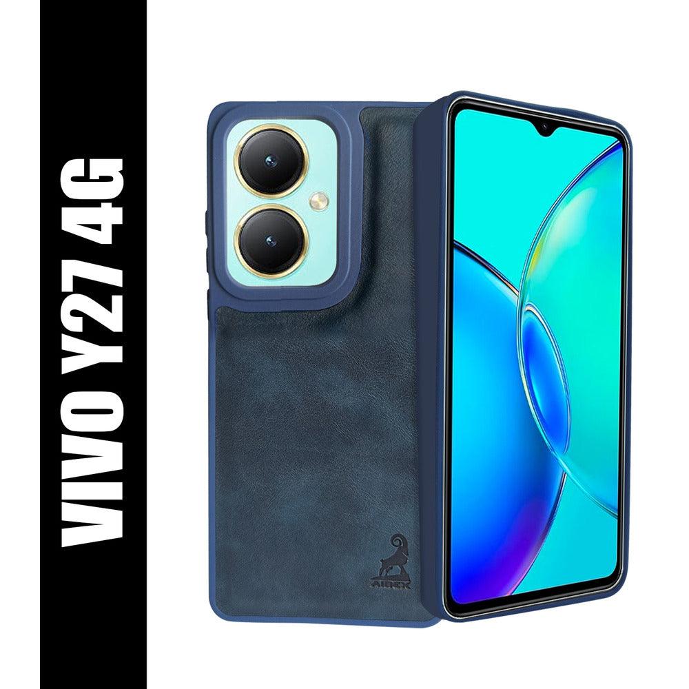 Aibex Shield Back Cover For Vivo Y27 4G | Vegan Leather - Aibex