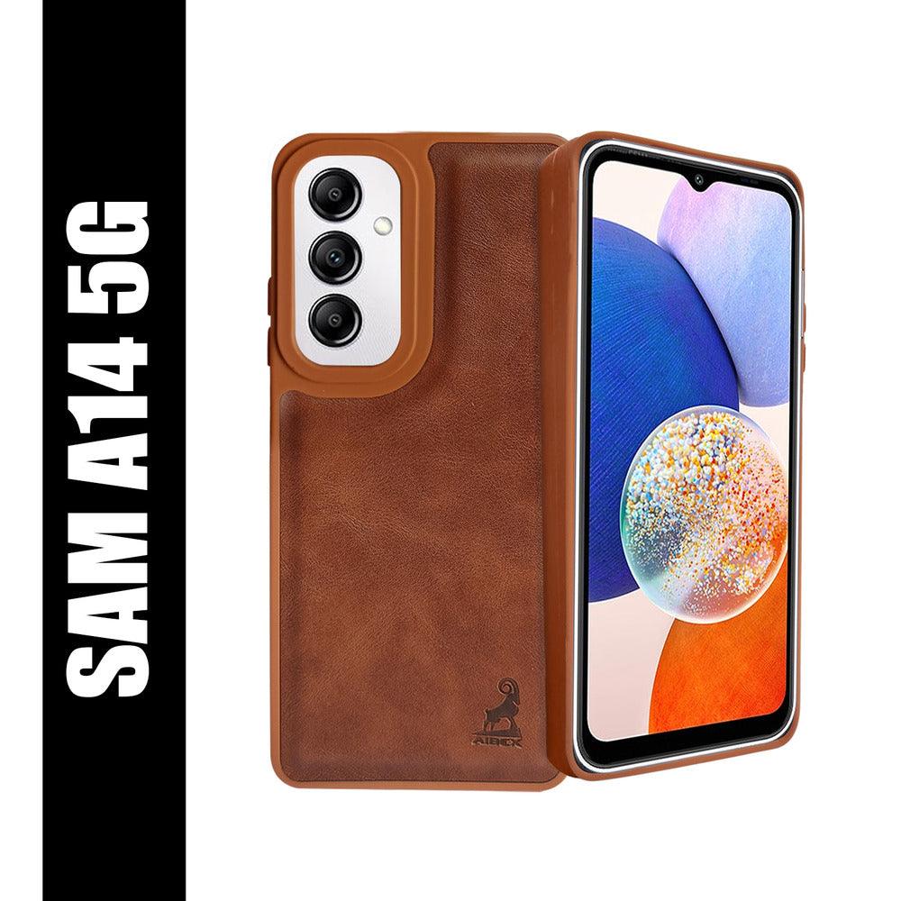 Aibex Shield Back Cover For Samsung Galaxy A14 5G | Vegan Leather - Aibex