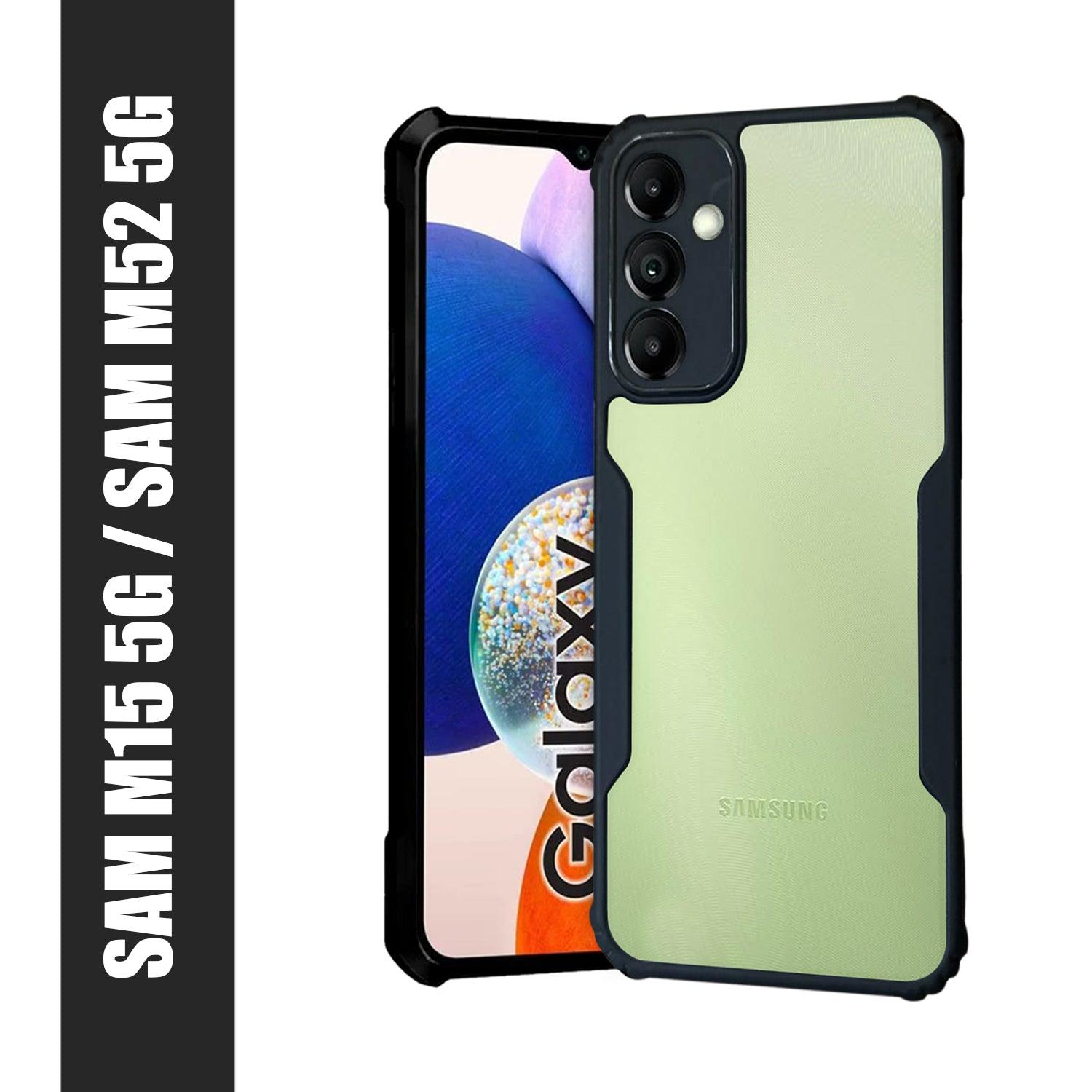 AIBEX Crystal Clear Back Cover Case for Samsung Galaxy M15 | Shock Proof Design | Transparent Back Cover Case - Aibex