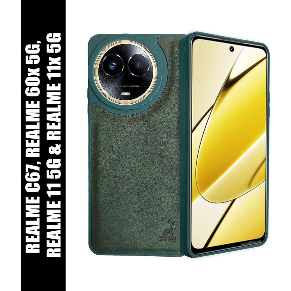 Aibex Shield Back Cover For Realme 11 5G | Vegan Leather - Aibex