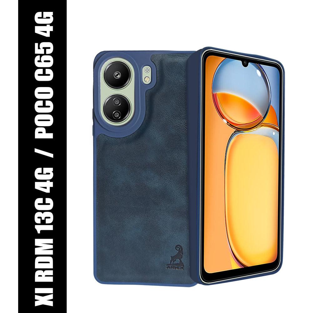 Aibex Shield Back Cover For Xiaomi Redmi 13C 4G / Poco C65 | Vegan Leather - Aibex